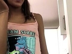 Small titted babe Lauryn May takes