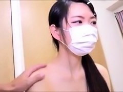 Adorable Asian teen gets fucked hard and creampied in POV