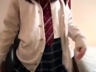 Pretty Japanese schoolgirl learns a lesson in hardcore sex