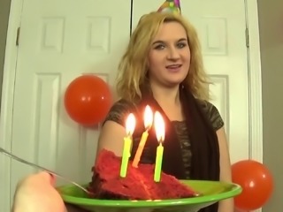 Birthday Wish Transforms Stepmômmy Into Blowjob Slut