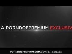 CARNE DEL MERCADO - Sexy curvy Colombian Sara Restrepo picked up and fucked hard