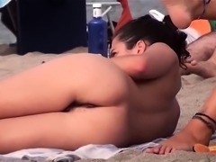 Nude Beach Exposed Females Close Up Video