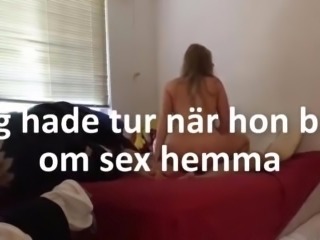 Svensk cutie ger en galen avsugning