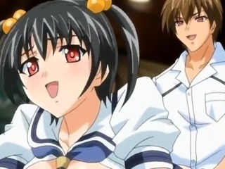 Naughty hentai schoolgirls satisfy their wild sexual desires