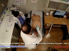 Sandra Chappelle&rsquo;s Student Gyno Exam By Doctor From Tampa On Spy Cam