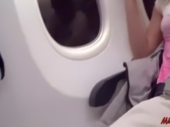 Airplane fuck. Mile high club