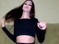 Naughty TGirl Russian Sissy on Webcam Part 4