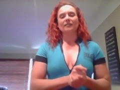 Redheaded MILF Flexing 2