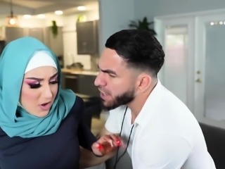 Hijab girl has a naughty proposal for her coach