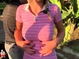 Pigtailed teen with amazing big boobs is a sucker for cock