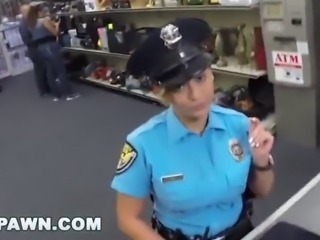 XXX PAWN - Juicy Latin Police Officer No Speaky English, Desperate For Money!