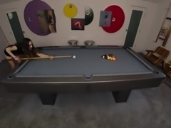 Petite Babe Sera Ryder Wants It On Billiard Table