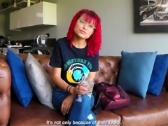 Redhead Latina 18yo Casting 69 and Ass Fuck