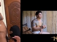 The first time the Thai model has oral sex