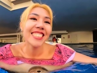 Tiny Thai MILF cutie fucked in a hotel