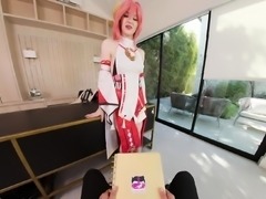 VR Conk Genshin Impact Yae Miko An XXX Parody PT2 In HD Porn