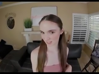 Curvy brunette teen with hairy pussy rides a cock with a lot of enthusiasm