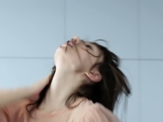 Gorgeous petite Romanian MILF solo porn