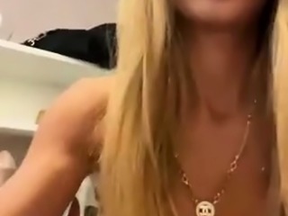 Blonde emo amateur solo masturbation