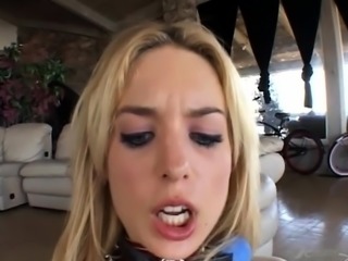 Sexy amateur blonde blowjob amp cumshot HD