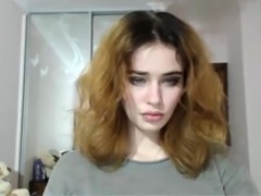 Curly Blonde Teen Records Solo Dildo Masturbation More at