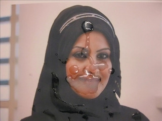 Gman Cum on Face of a Sexy Arab Girl in Hijab (tribute)