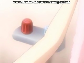 Girl in swimsuit fingers hentai pussy