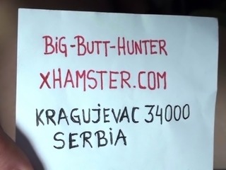 My Serbian girlfriend loves extreme anal - Big butt - Booty 