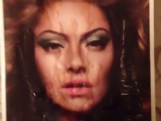 hadise turkish singer tribute cumshot