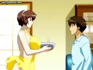 Hentai with huge tits gets pounded