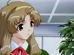 Hentai schoolgirl fantasizing about her cute colleague