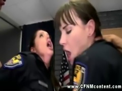 Sexy police babes getting anally fucked and love it free