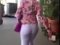 Hijab turban arab sexy ass walk
