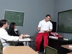 seductive teen fucks in class