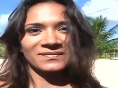 Isabelle is a half-Venezuelan half-Colombian sexy hottie. Does she get fucked, stuffed and kicked the fuck out on to a miscellaneous street in Miami Yes. Check out the video!