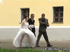 Real Brides Upskirts!