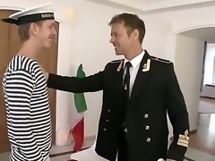 Rocco Siffredi dons his uniform and feels superior to his love partner...
