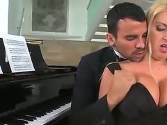 Private  lesson with Chantelle Sky and Voodoo turns into hot nasty sex