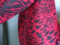 Skin Diamond wear spandex specially for her partner. He feels frisky today and wants to make POV vid. She agrees zestfully and starts rubbing her ass against his penis.