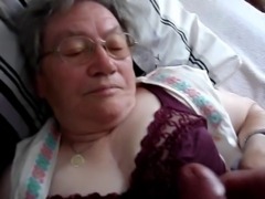 German Granny Cumshot 1