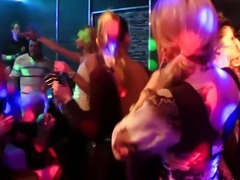 Ultra sexy party babes dancing erotically in a club