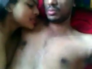 Cute indian young couple record their smart fucking free