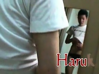Haruki's Sexy Underwear and Cum