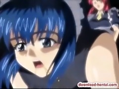 Tied hentai babe gets screwed up badly