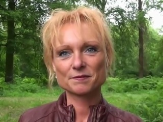 Sexy 40y Cougar First Gangbang