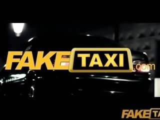 FakeTaxi - Brunette student take sex for cash