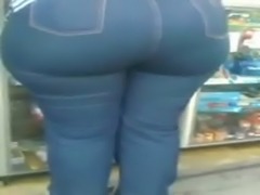 black woman big booty in jeans  - Morena Rabuda - negra culo grande free