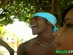 Brazilian Teens Fucked Outside In The Ass