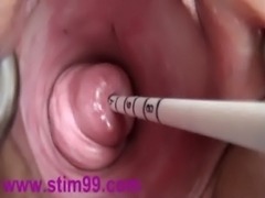 Extreme Real Cervix Fucking Insertion Japanese Sounds and Objects in Uterus free