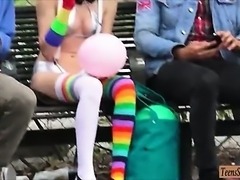 Stranded party clown Mikayla Mico screwed up in public